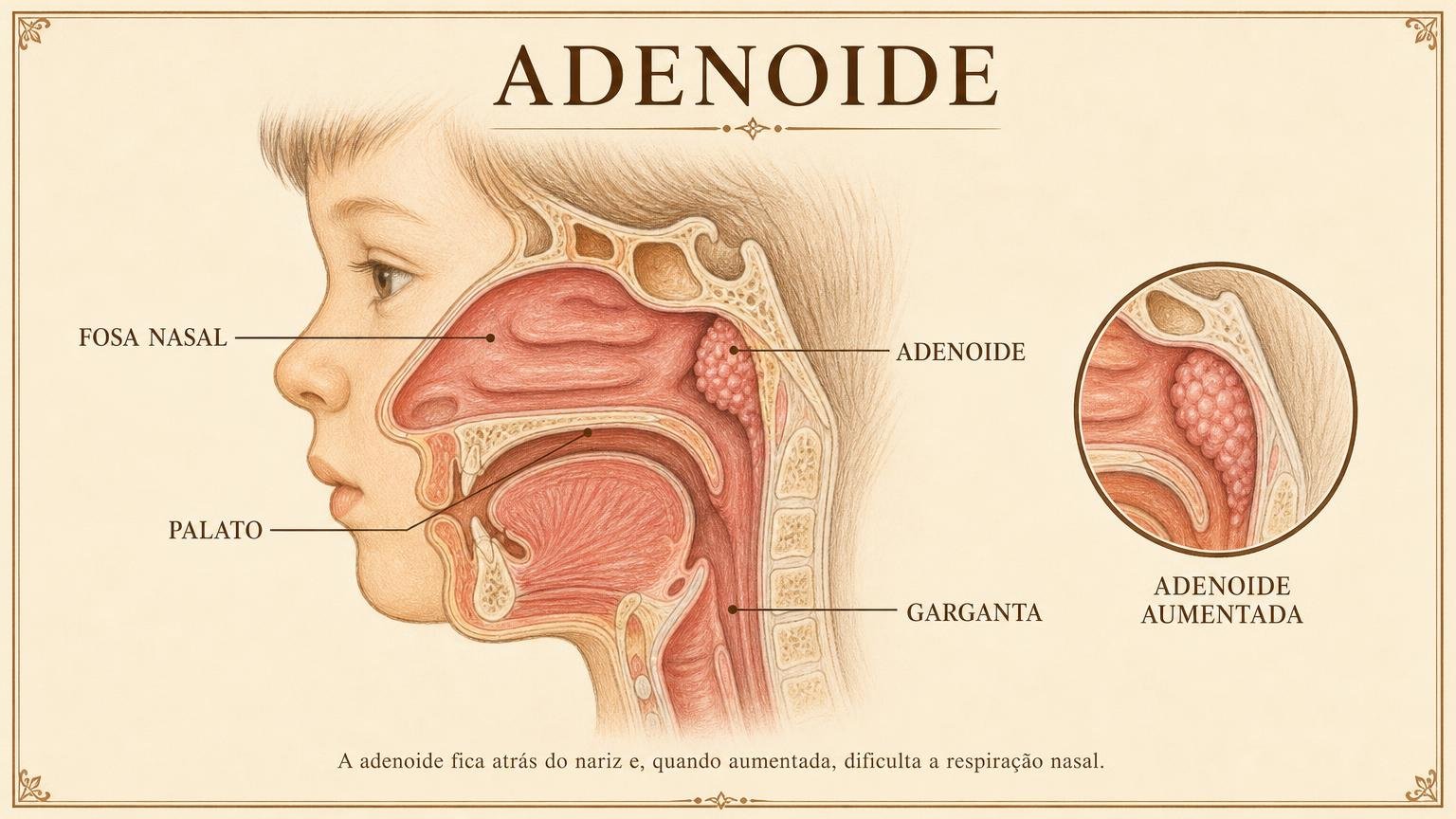 Adenoide: o que ela é, como é avaliada e quando precisa sair