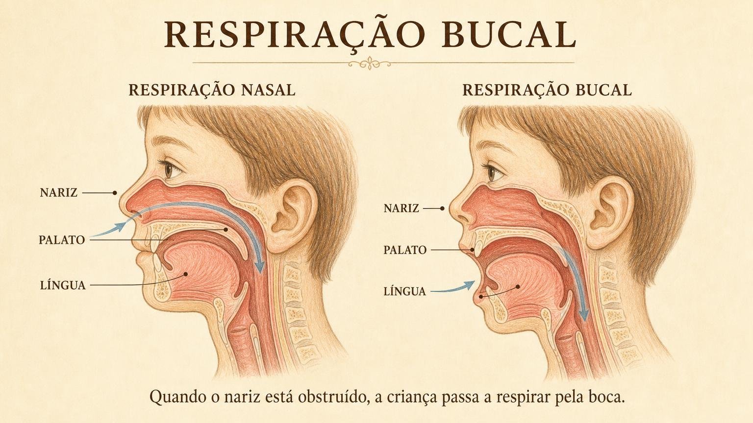 Respirador bucal: por que respirar pela boca muda o desenvolvimento da criança