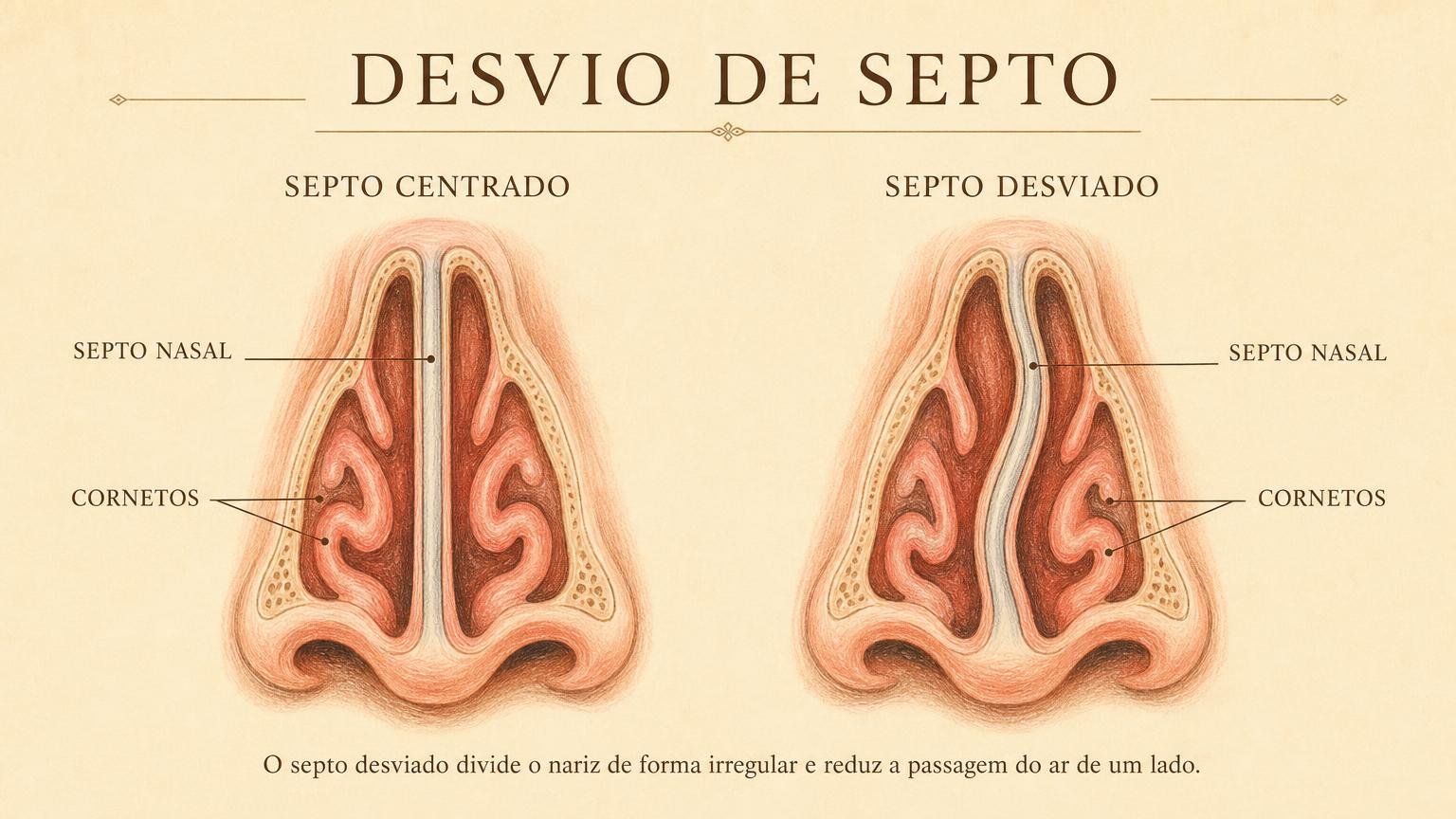 Desvio de septo: quando incomoda de verdade e quando a cirurgia se justifica