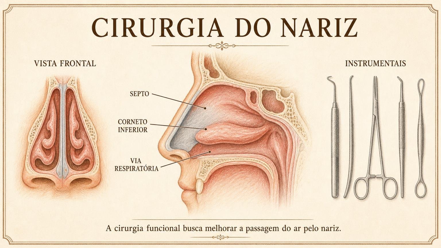 Por que um otorrinolaringologista opera nariz