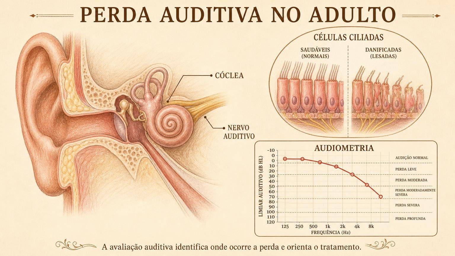 Perda auditiva no adulto: os sinais que aparecem antes de você perceber
