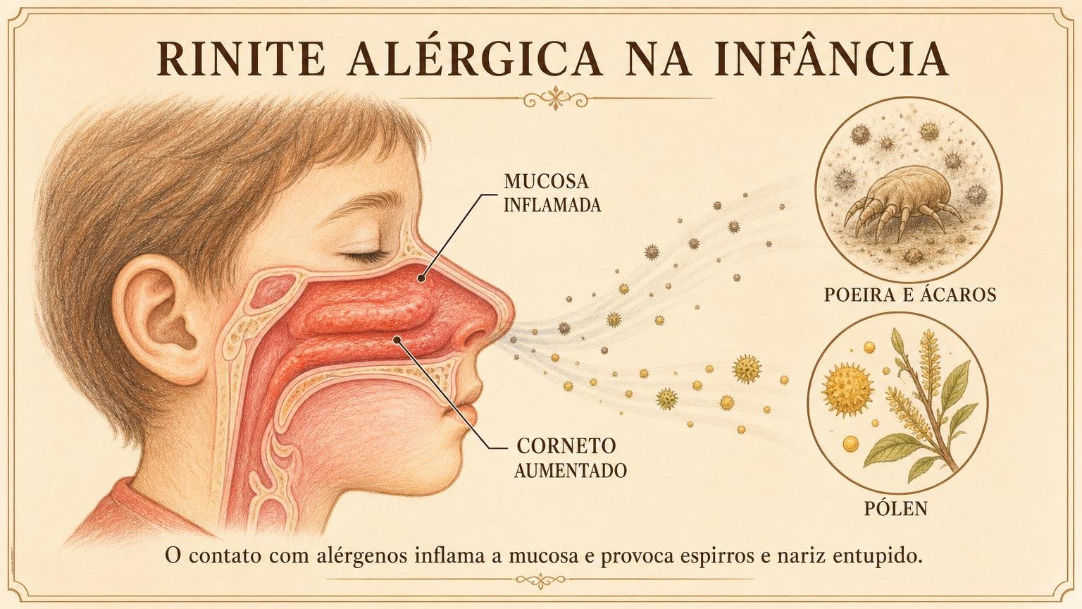 Rinite alérgica na infância: como controlar sem viver de remédio